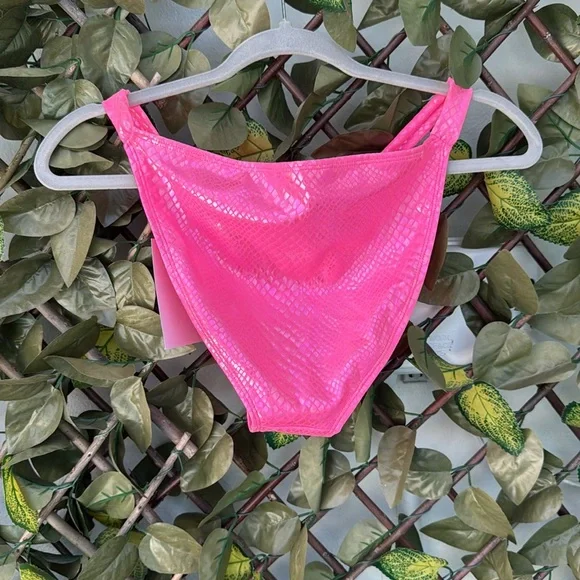 Shimmer Print Bikini Bottoms - Picture 4 of 7